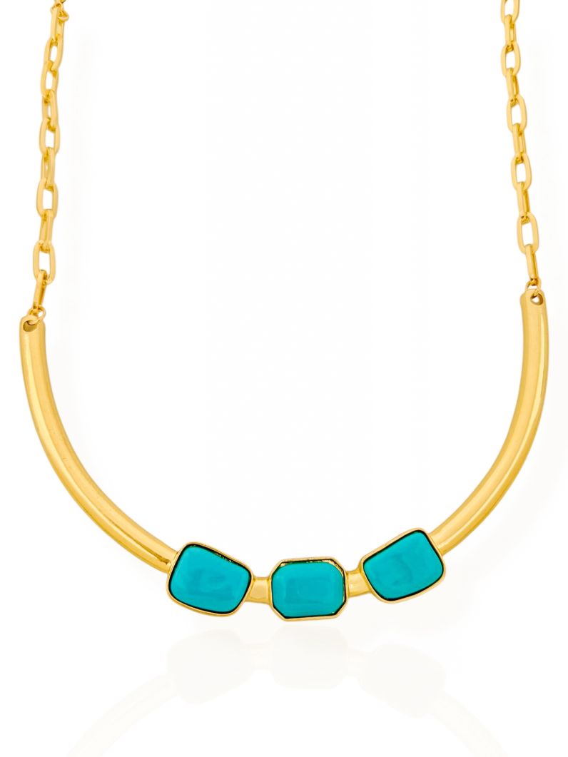Colar Folheado a Ouro 18k e Prata Nefertari