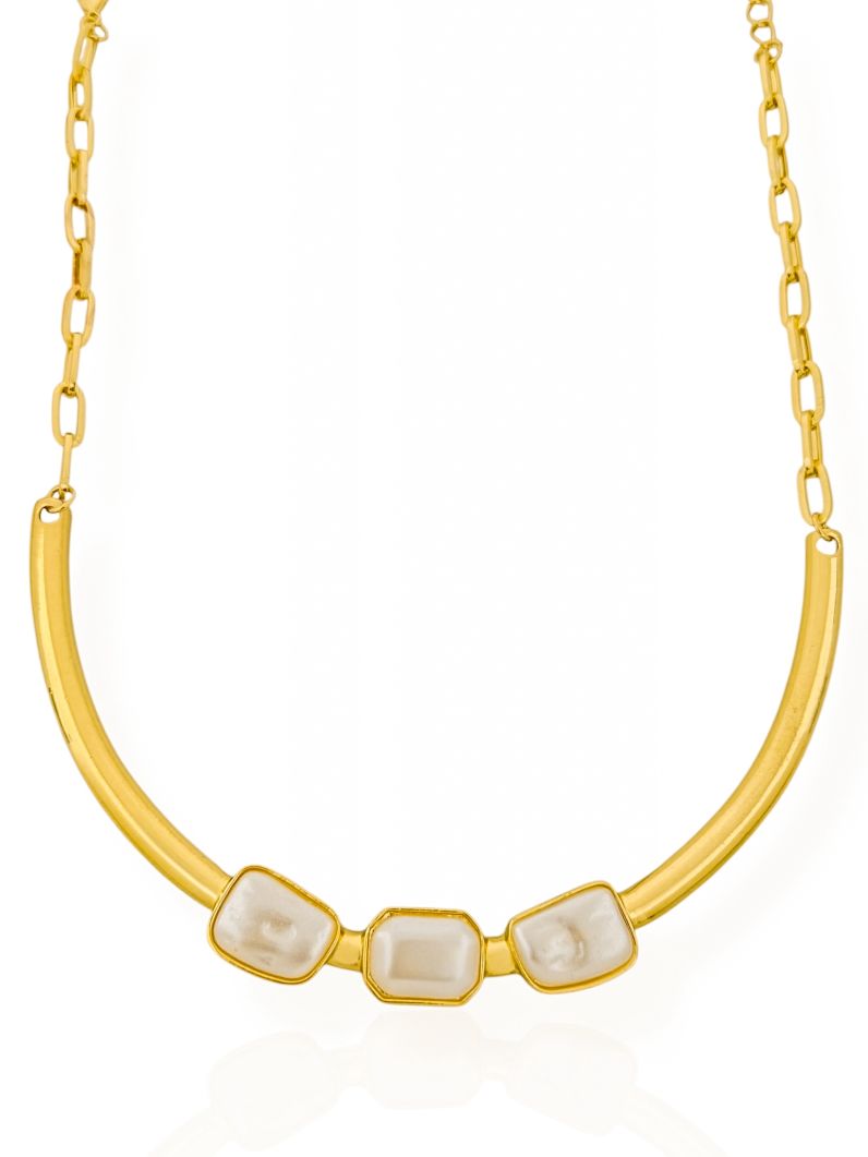 Colar Folheado a Ouro 18k e Prata Nefertari