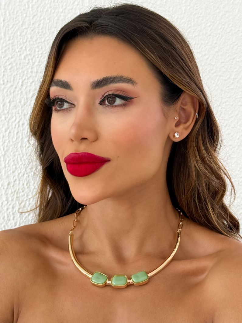 Colar Folheado a Ouro 18k e Prata Nefertari
