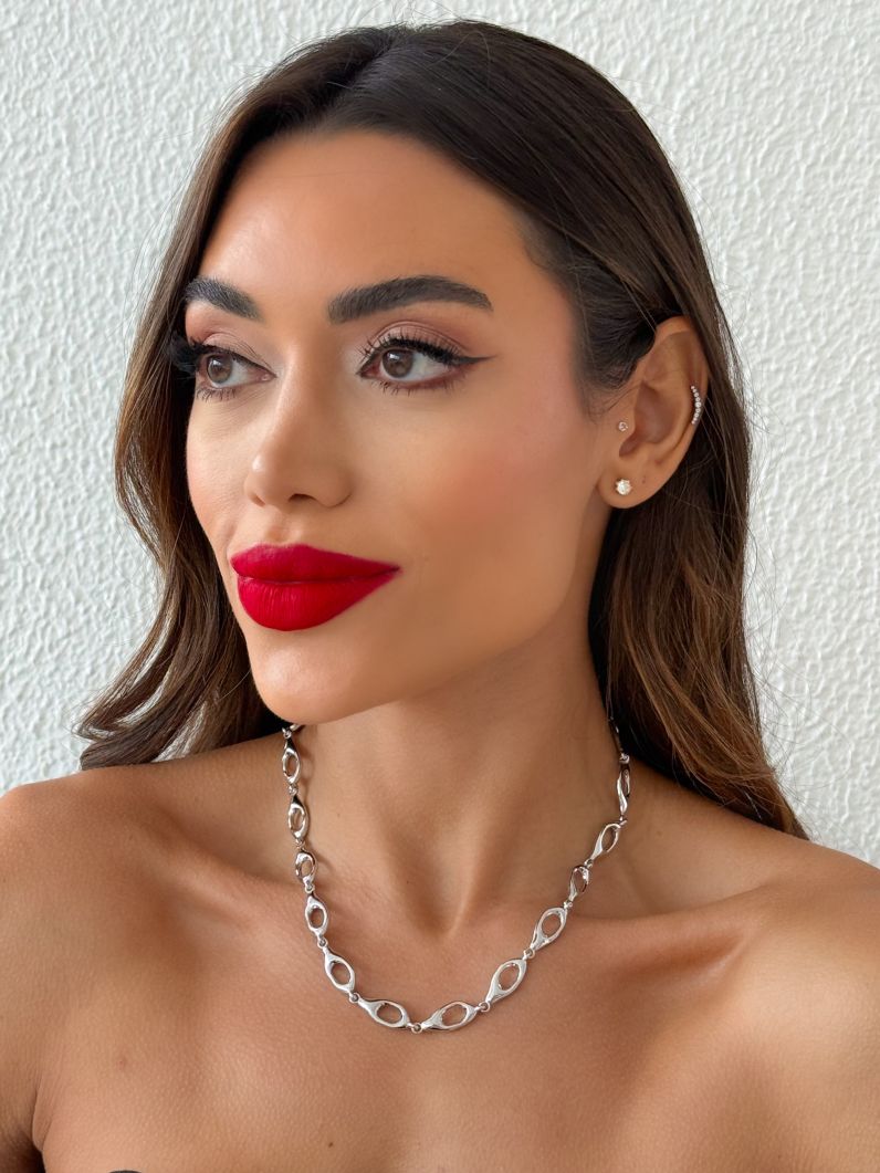 Colar Folheado a Ouro 18k e Prata Organico