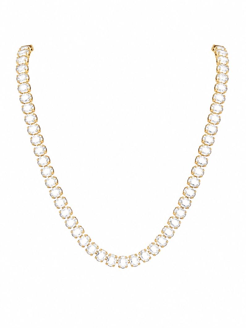 Colar Folheado a Ouro 18k e Prata Ovais Coloridos