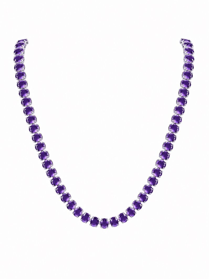 Colar Folheado a Ouro 18k e Prata Ovais Coloridos