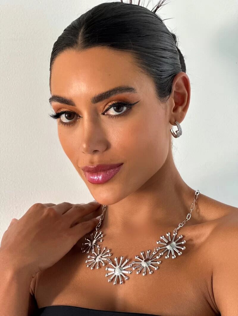 Colar Folheado a Ouro 18k e Prata Raios de Sol