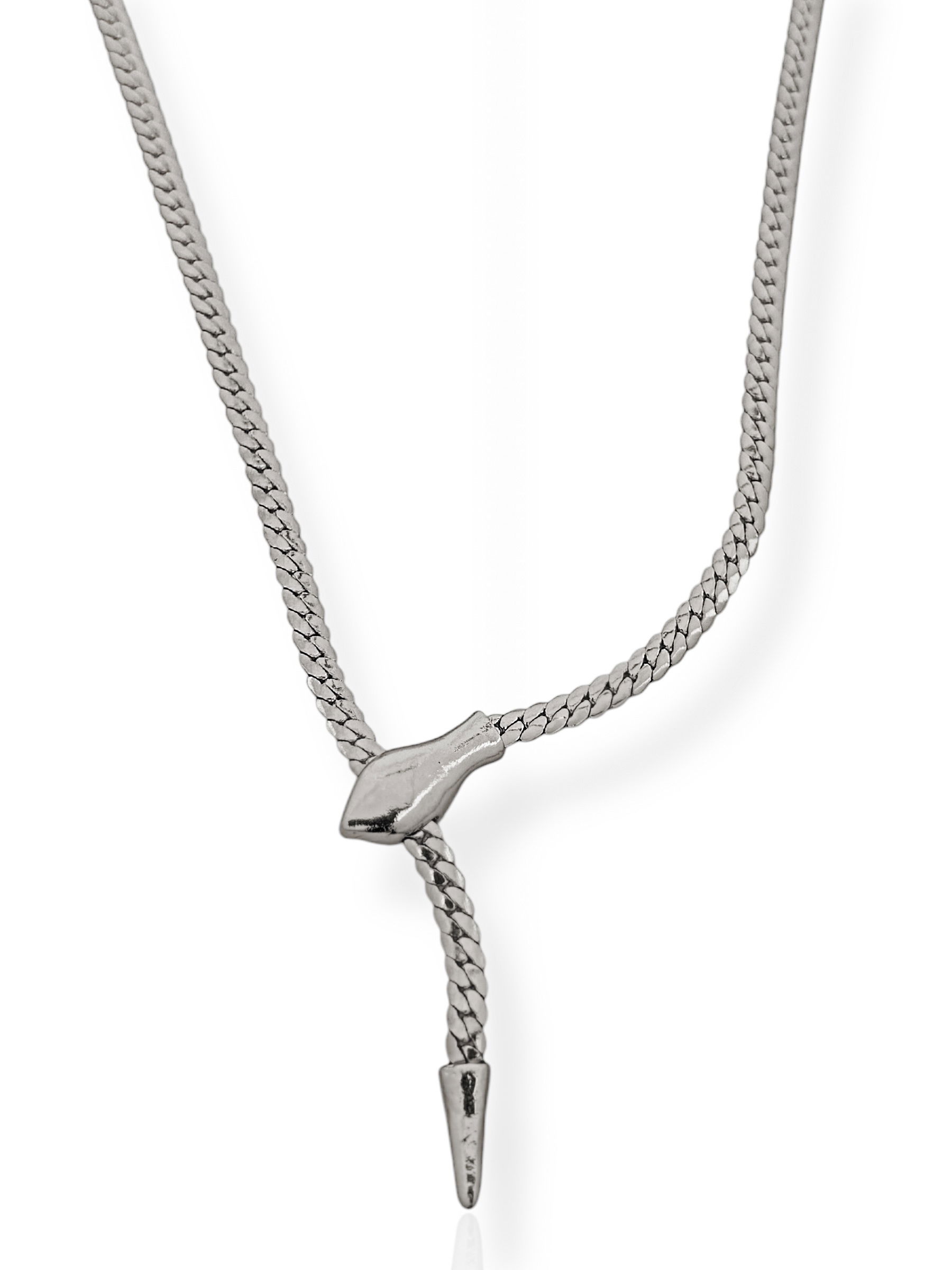 Colar Folheado a Ouro 18k e Prata Serpente