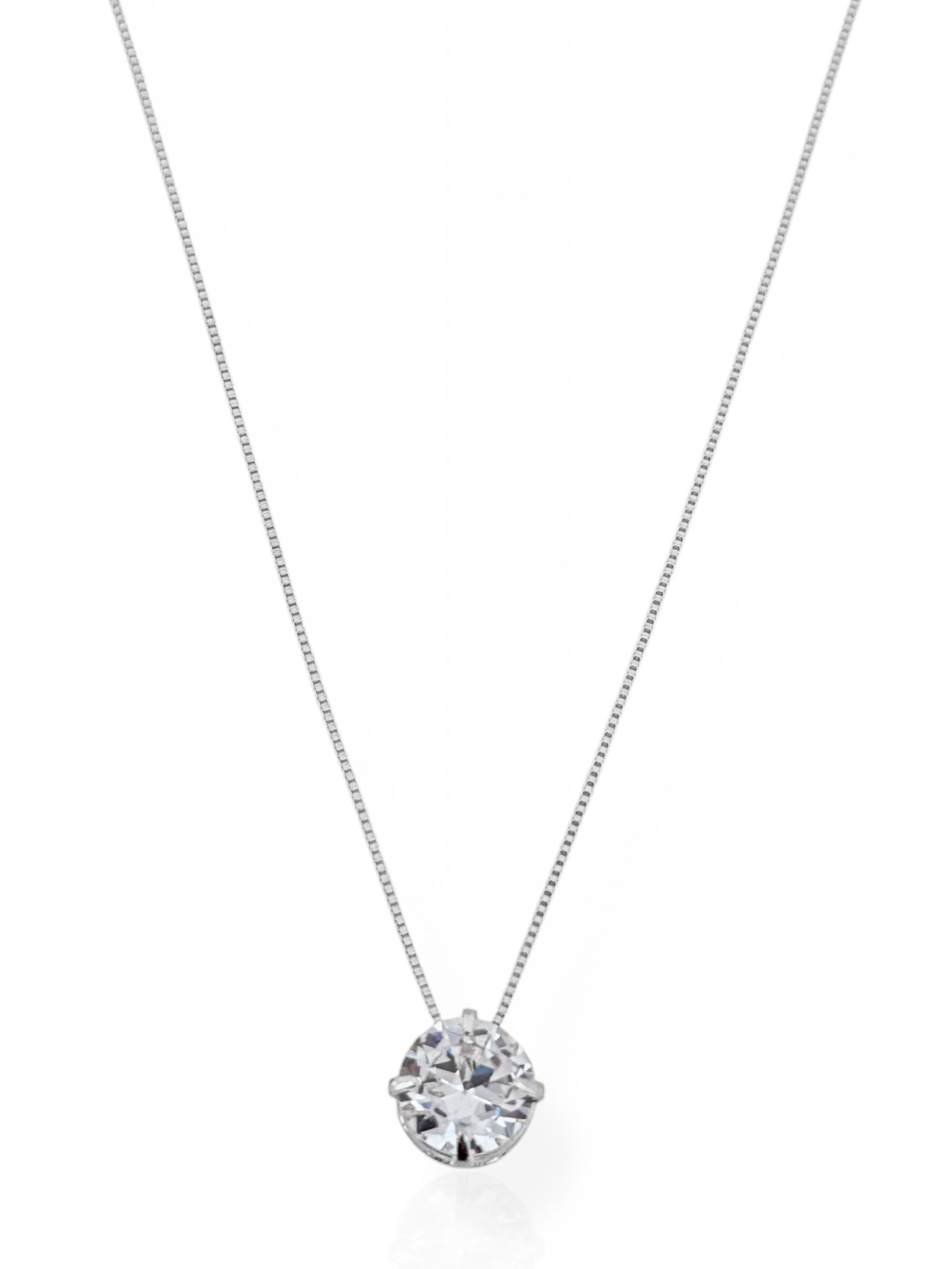 Colar Folheado a Ouro 18k e Prata Veneziana com ponto de Luz