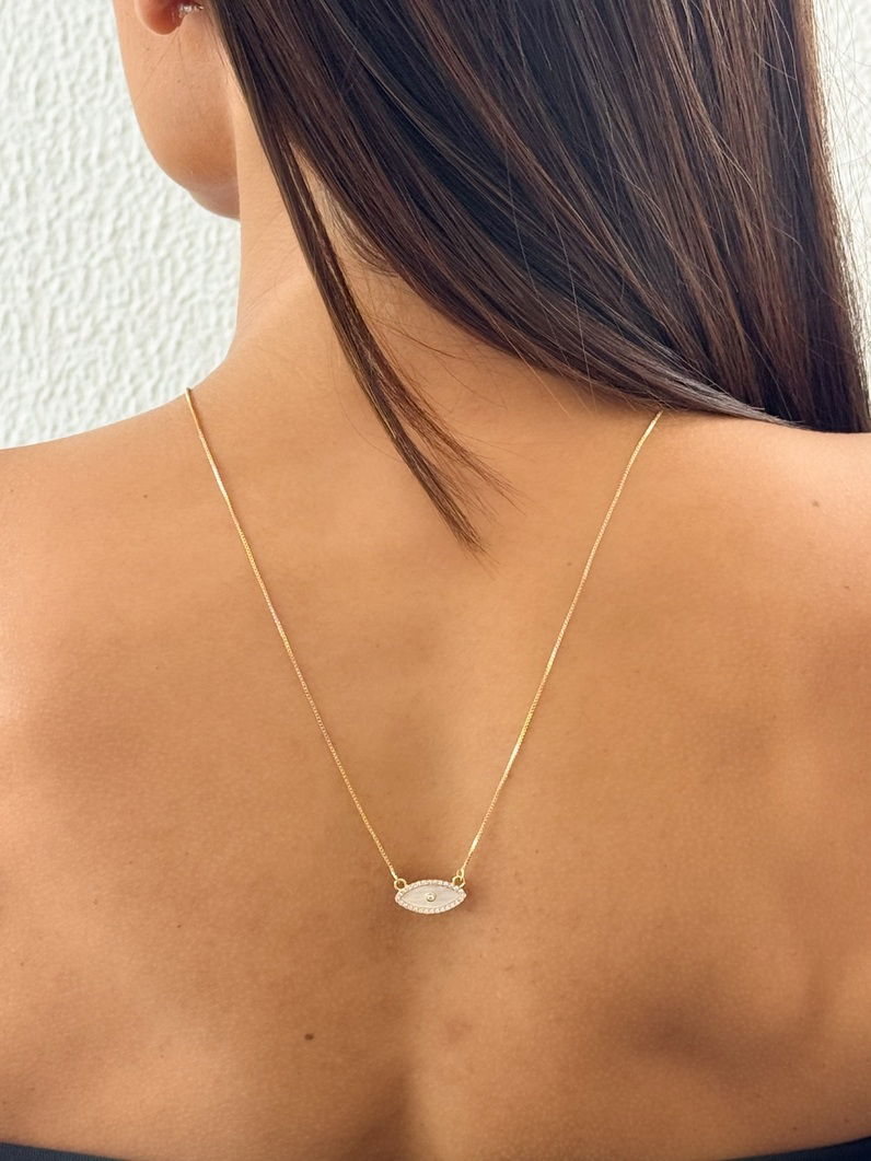 Colar Folheado a Ouro 18k e Prata Veneziana Inspiração Grandes Marcas