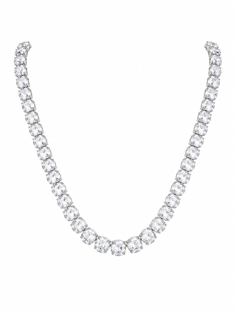 Colar Folheado a Ouro 18k e Prata Zirconia Circulos Coloridos