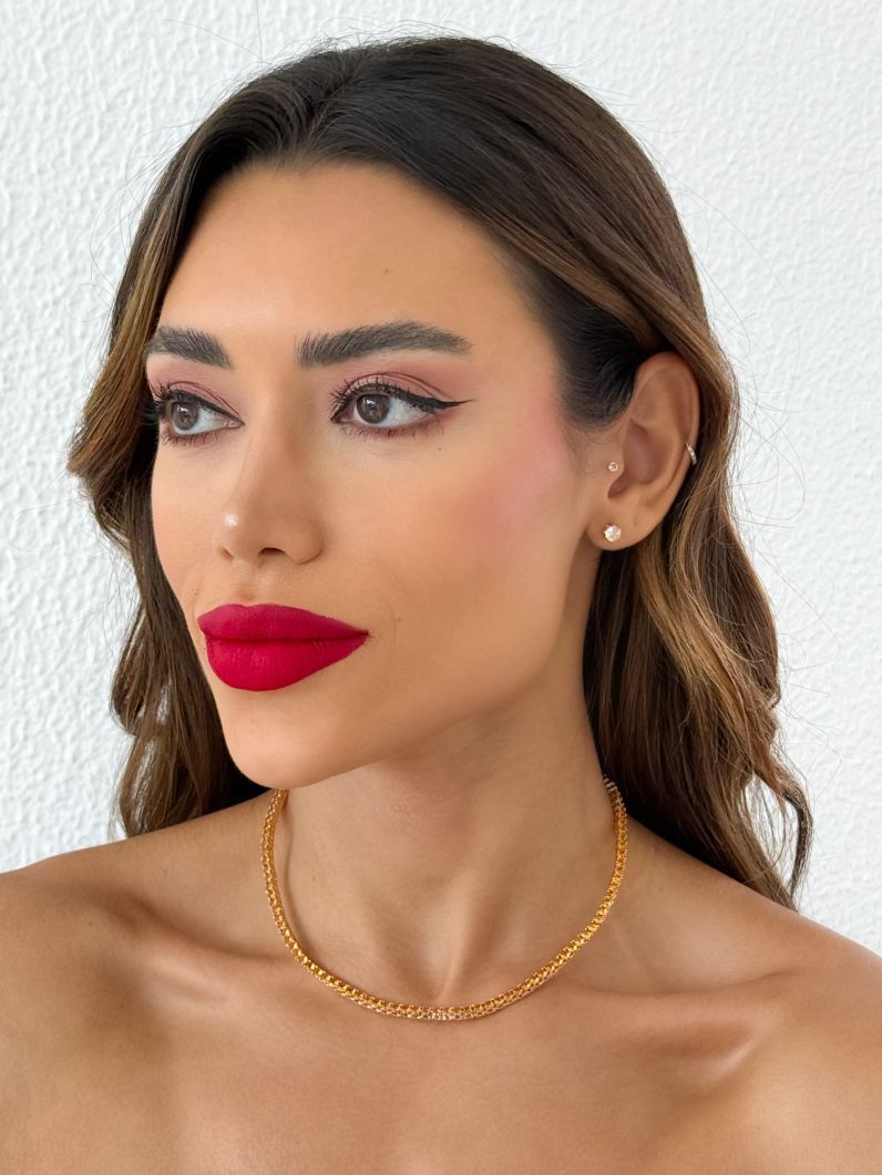 Colar Folheado a Ouro 18k e Prata Zircônias Coloridas