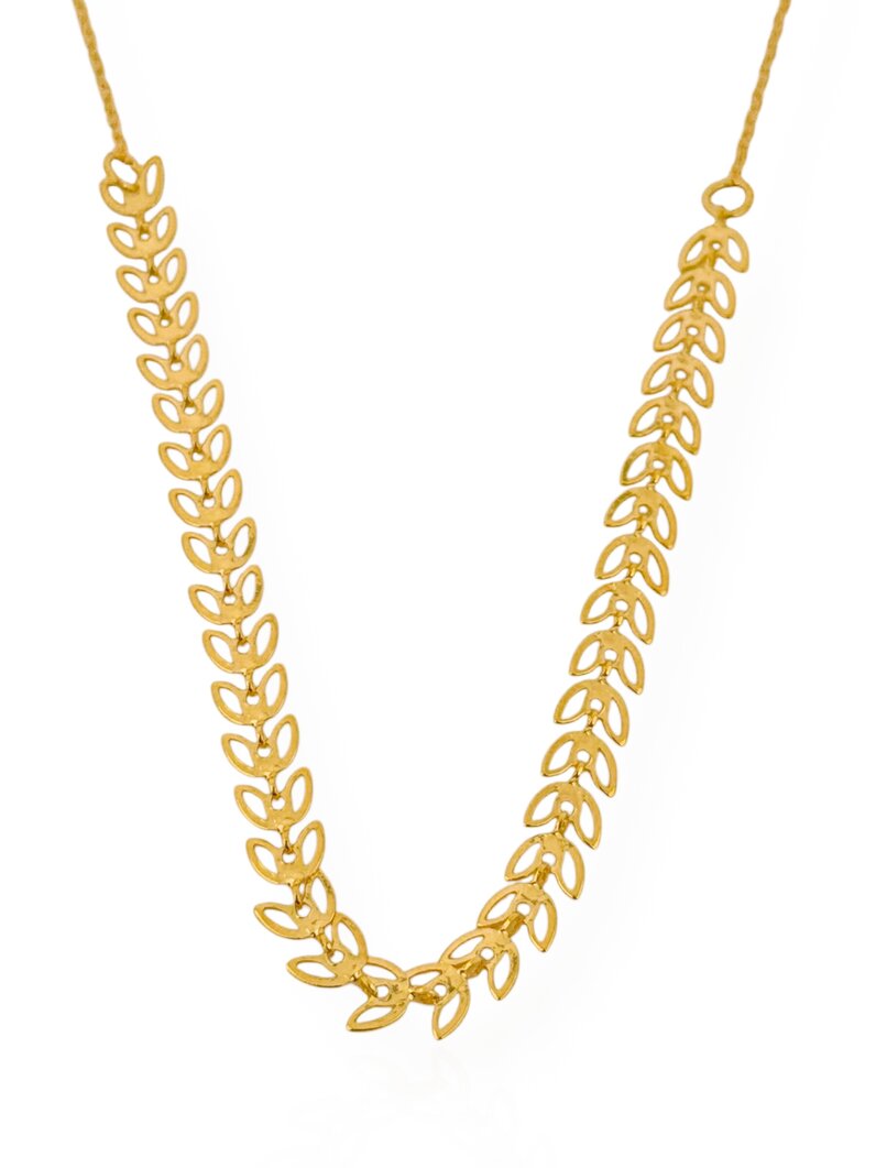 Colar Folheado a Ouro 18k Escamas