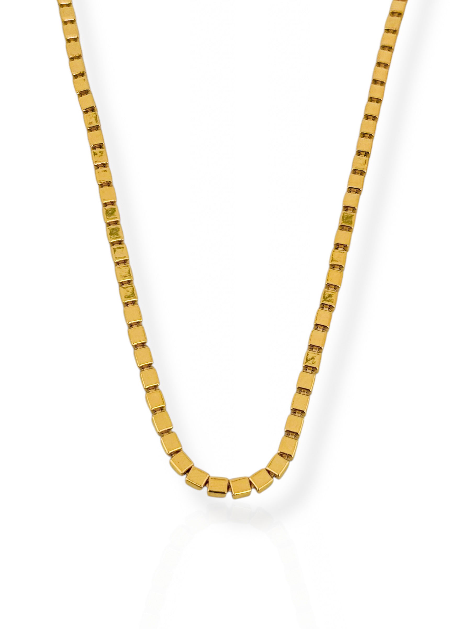 Colar Folheado a Ouro 18k Formato Geométrico