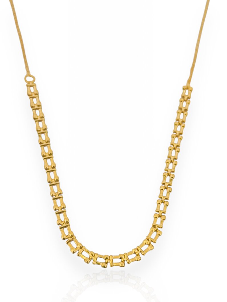 Colar Folheado a Ouro 18k Inspiração Grandes Joalherias