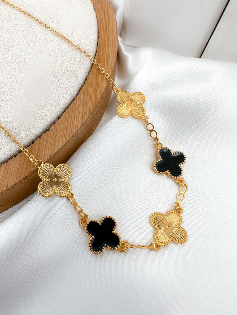 Colar Folheado a Ouro 18k Inspiração Joalheria