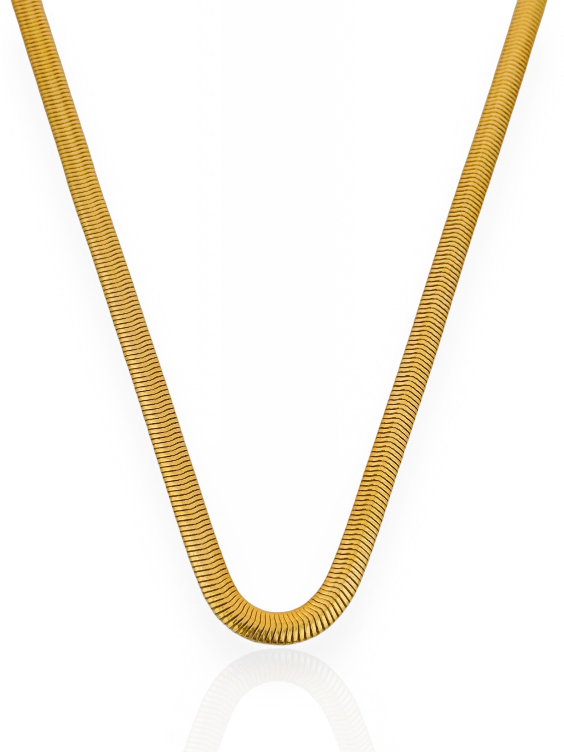 Colar Folheado a Ouro e Prata 18k Malha