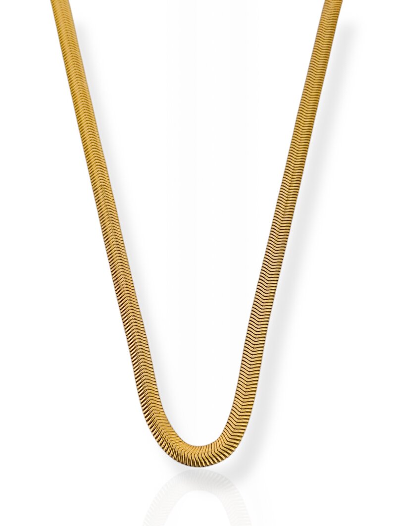 Colar Folheado a Ouro 18k Malha