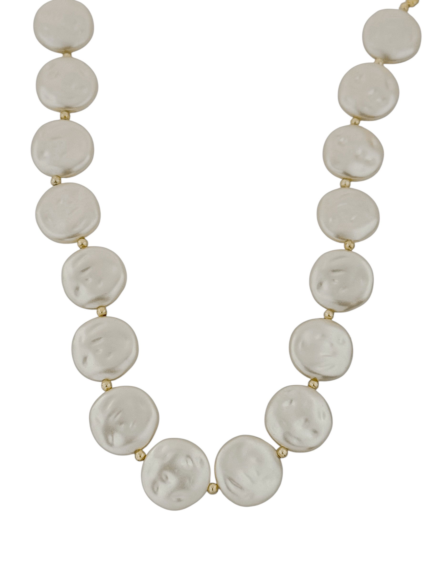 Colar Folheado a Ouro 18k Pérola D'agua G