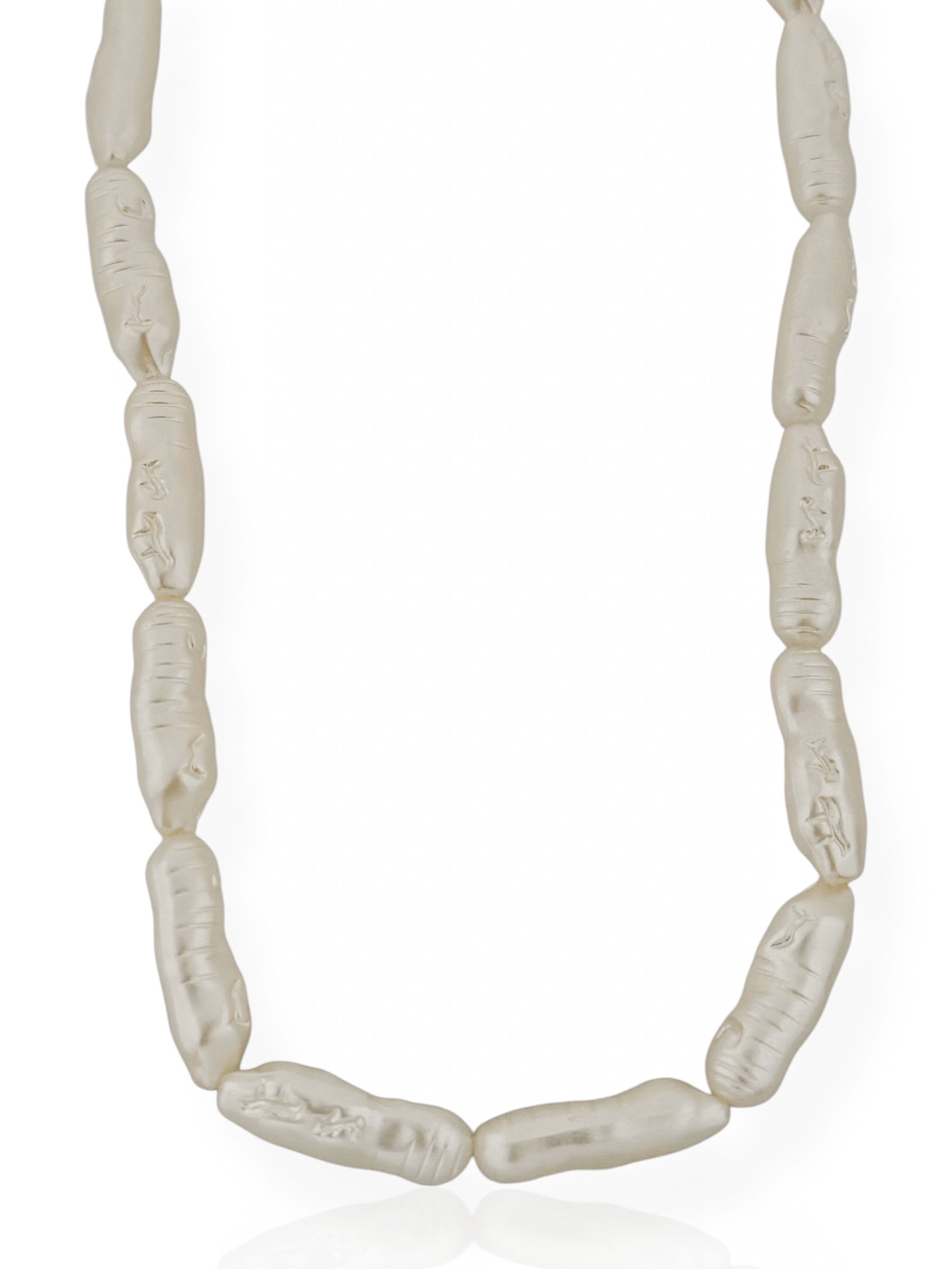 Colar Folheado a Ouro 18k Pérola longa