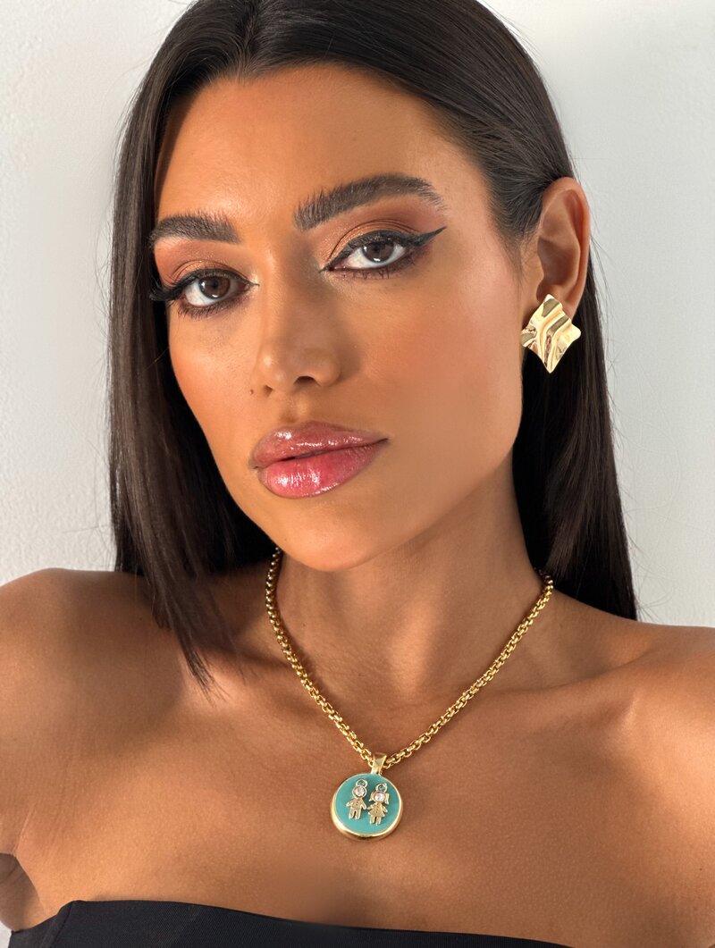 Colar Folheado a Ouro 18k Personalizado Criança