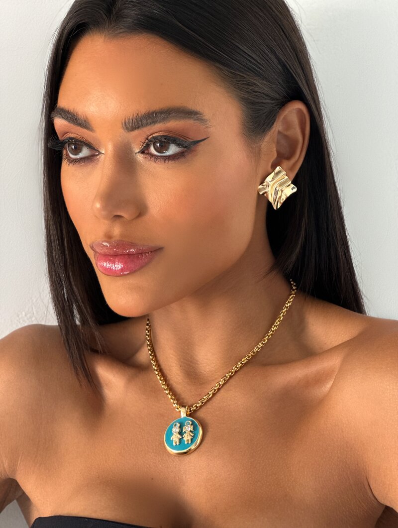 Colar Folheado a Ouro 18k Personalizado Criança