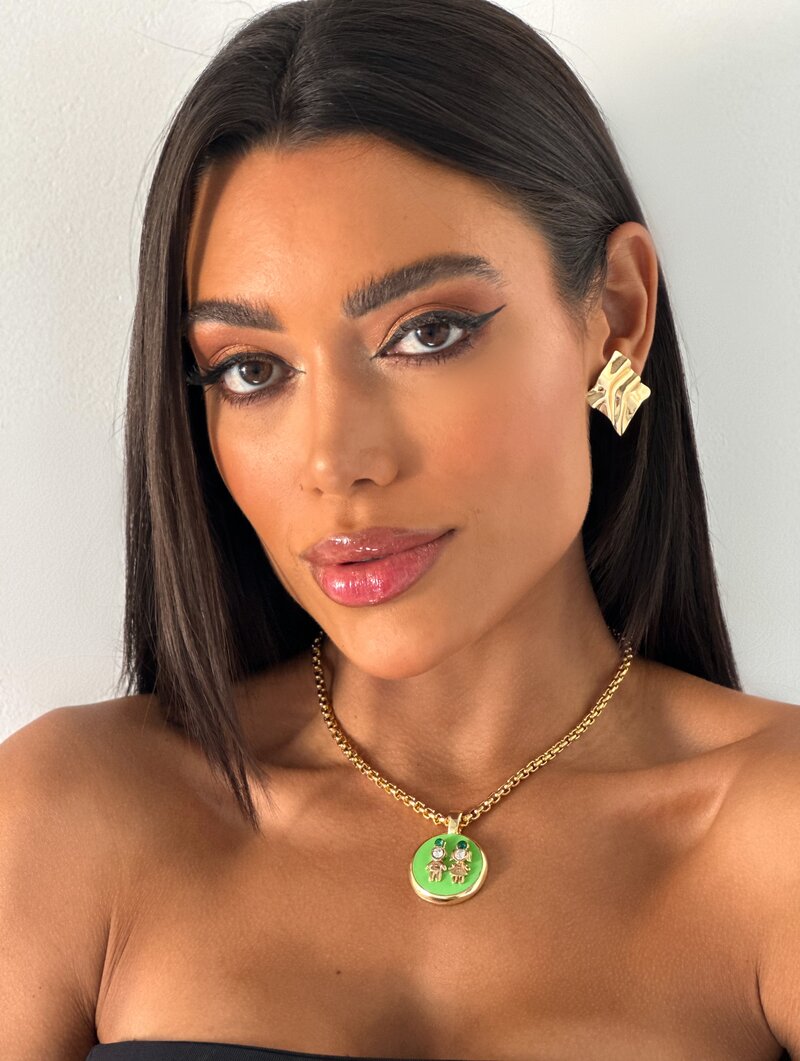 Colar Folheado a Ouro 18k Personalizado Criança