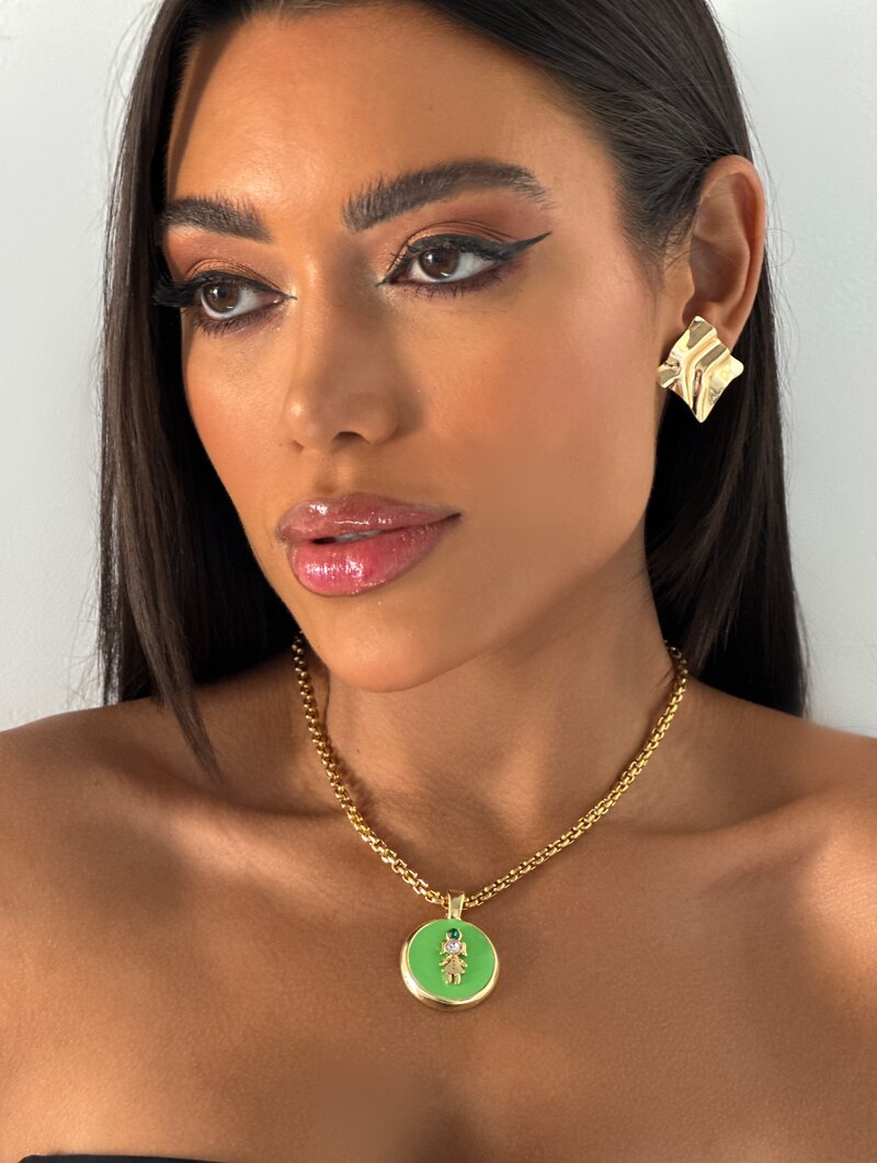 Colar Folheado a Ouro 18k Personalizado Criança