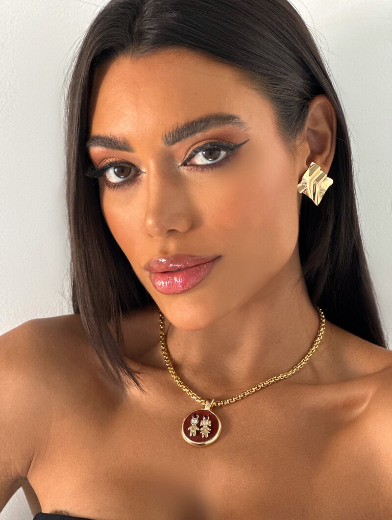 Colar Folheado a Ouro 18k Personalizado Criança