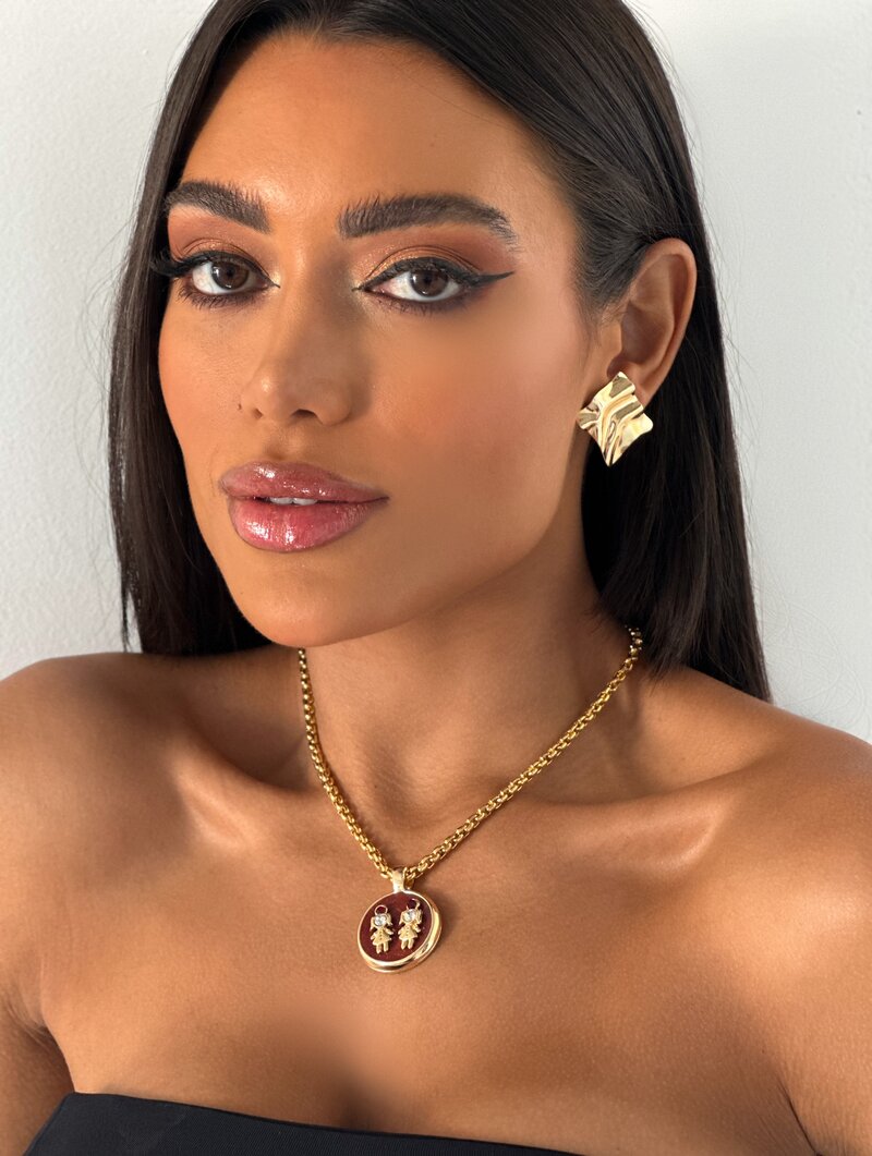 Colar Folheado a Ouro 18k Personalizado Criança