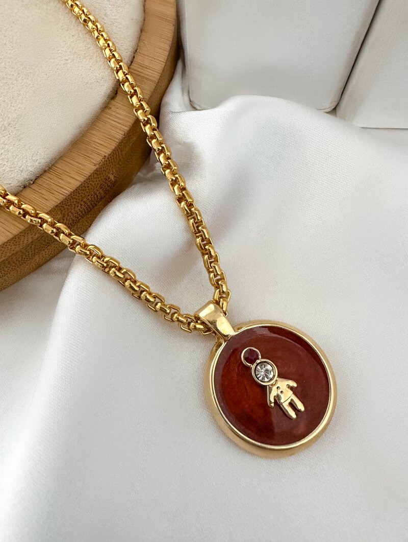 Colar Folheado a Ouro 18k Personalizado Criança