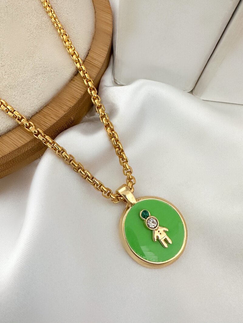Colar Folheado a Ouro 18k Personalizado Criança