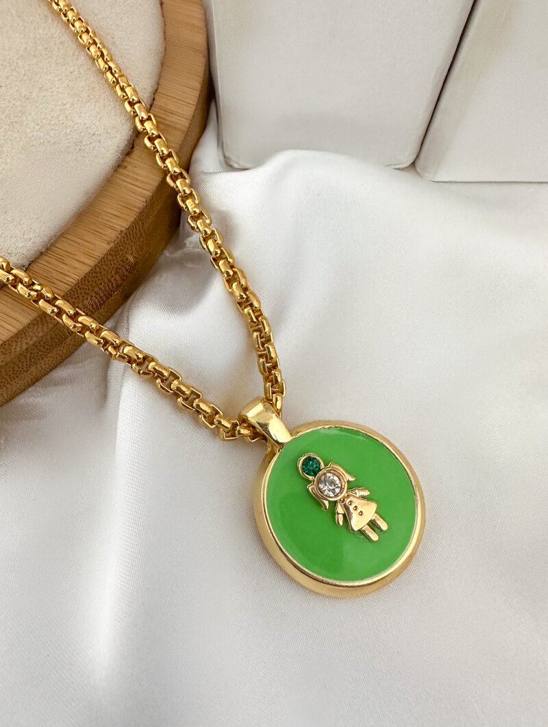 Colar Folheado a Ouro 18k Personalizado Criança