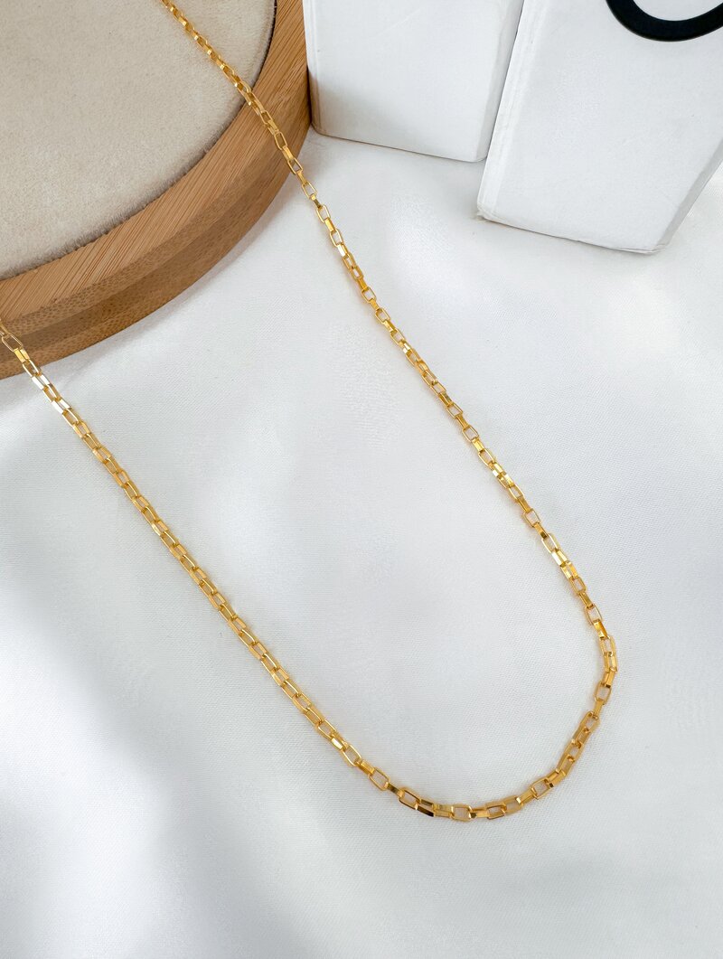 Colar Folheado a Ouro 18k Riviera Elo Cartier