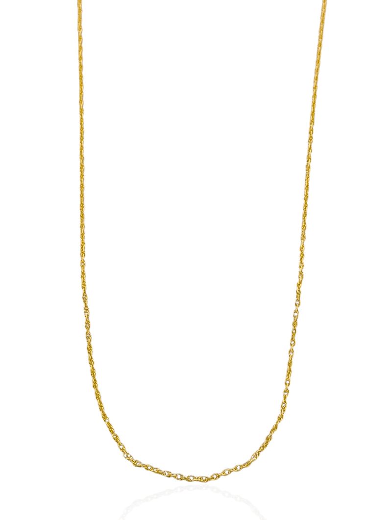 Colar Folheado a Ouro 18k Riviera Elos Mini 70cm