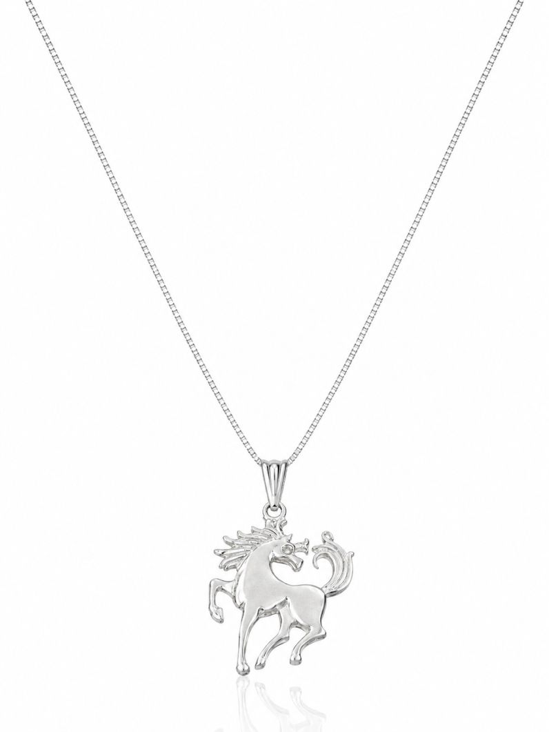 Colar Folheado a Prata 925 Design Horse