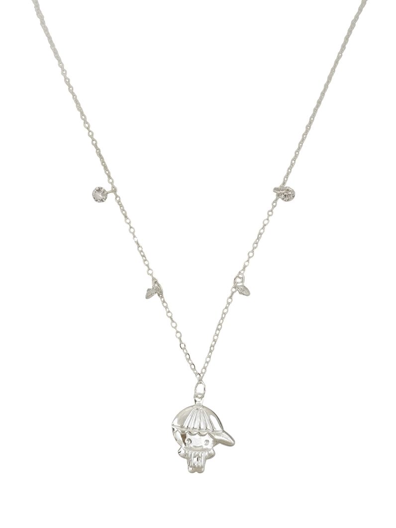 Colar Folheado a Prata 925 Pingente Menino Detalhado