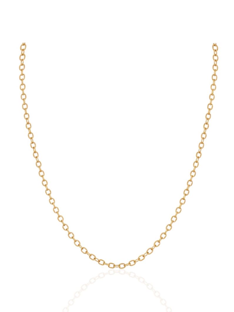 Colar Folheado Ouro 18k Longo Elos