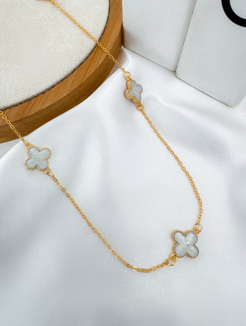 Colar Riviera Folheado a Ouro 18k Inspiração Vírginia