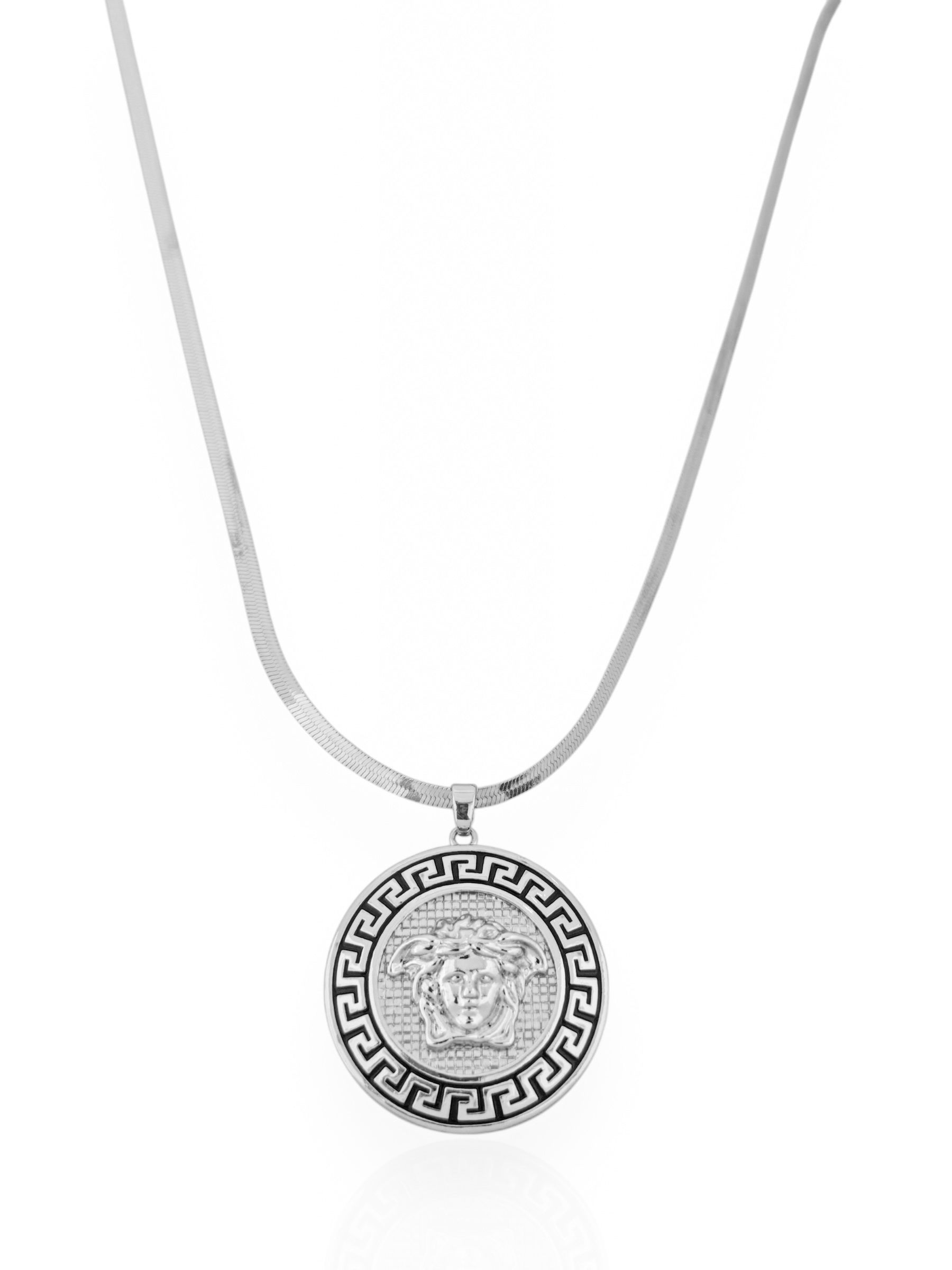 Colar Folheado a ouro 18k e prata Com Fita Laminada Inspiração Grandes Joalherias