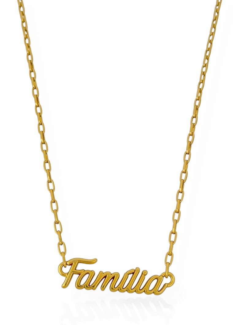 Colar Semi Joia Design 'Familia'