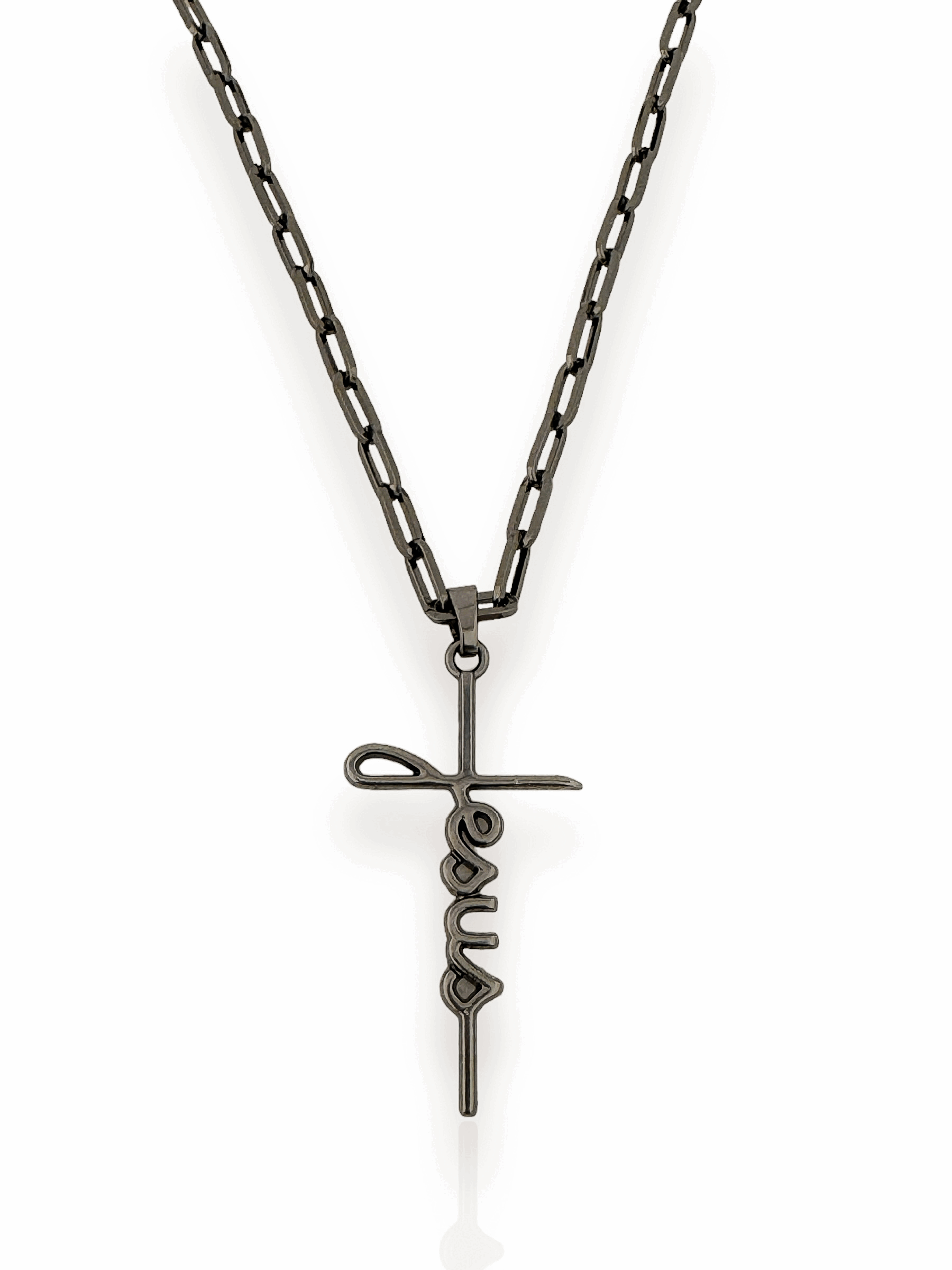 Colar Semi Joia Masculino 'jesus'