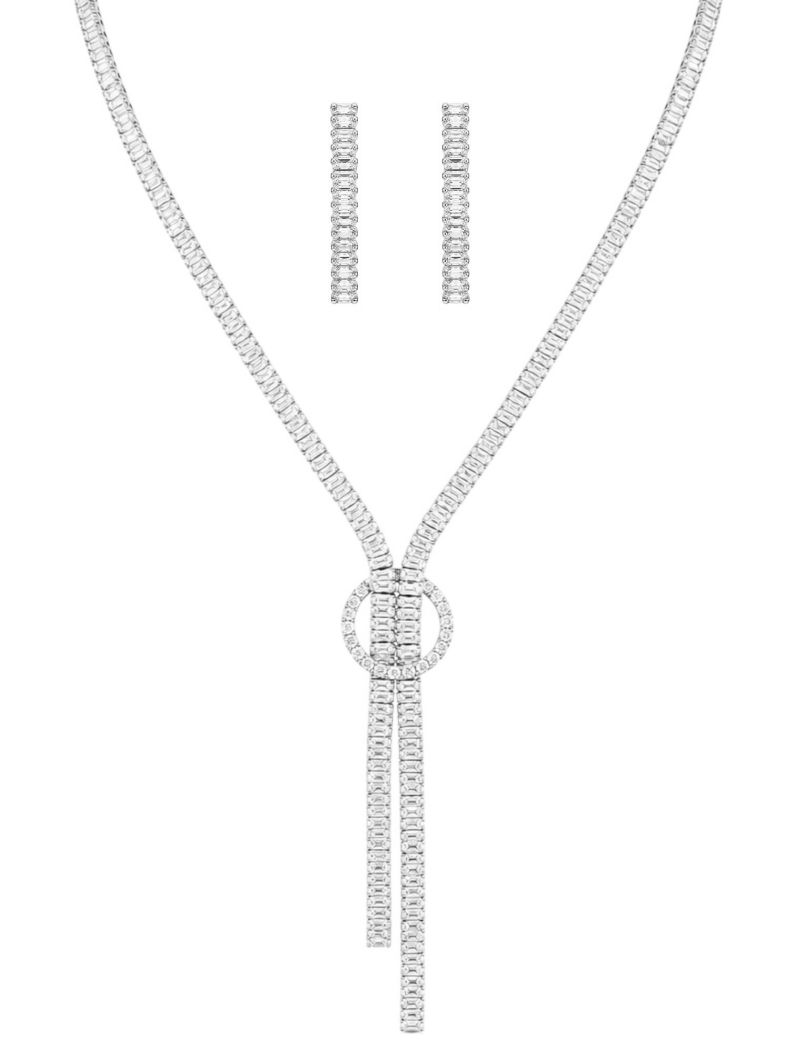 Conjunto Colar e Brinco Folheado a Ouro 18k e Prata Design Navetes