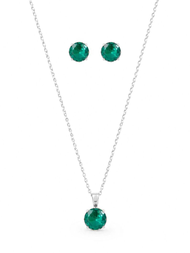Conjunto Colar e Brinco Folheado a Ouro 18k e Prata Elo Mini Português Com Ponto De Luz