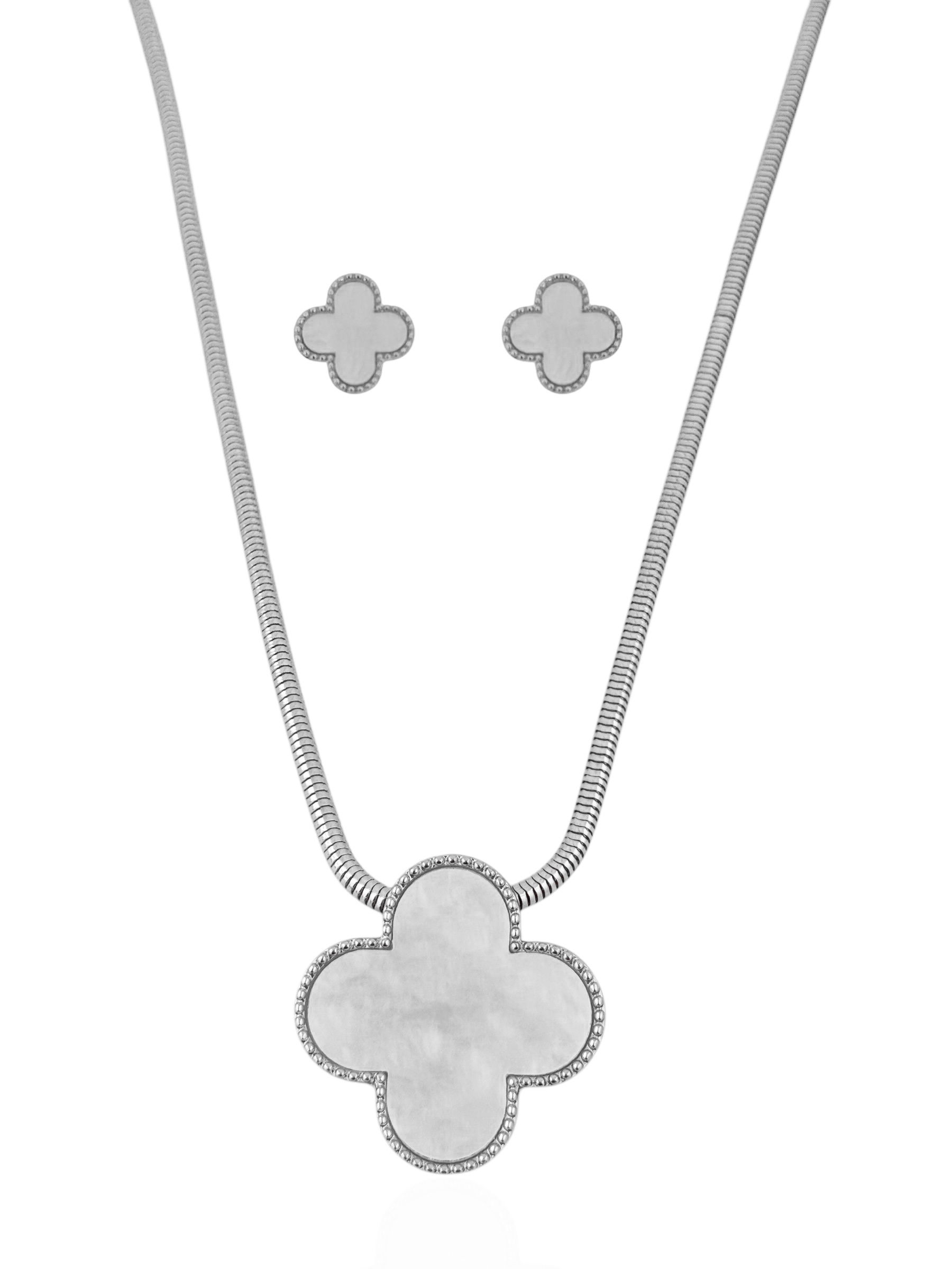 Conjunto Colar e Brinco Folheado a Ouro 18k e Prata Rabo de Tatu Inspiração Com Resinada