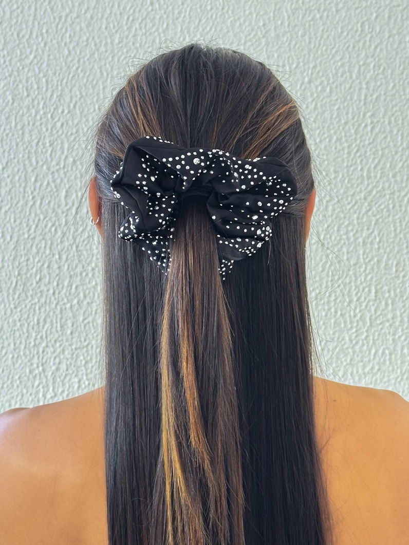 Scrunchie Com Pontos De Luz