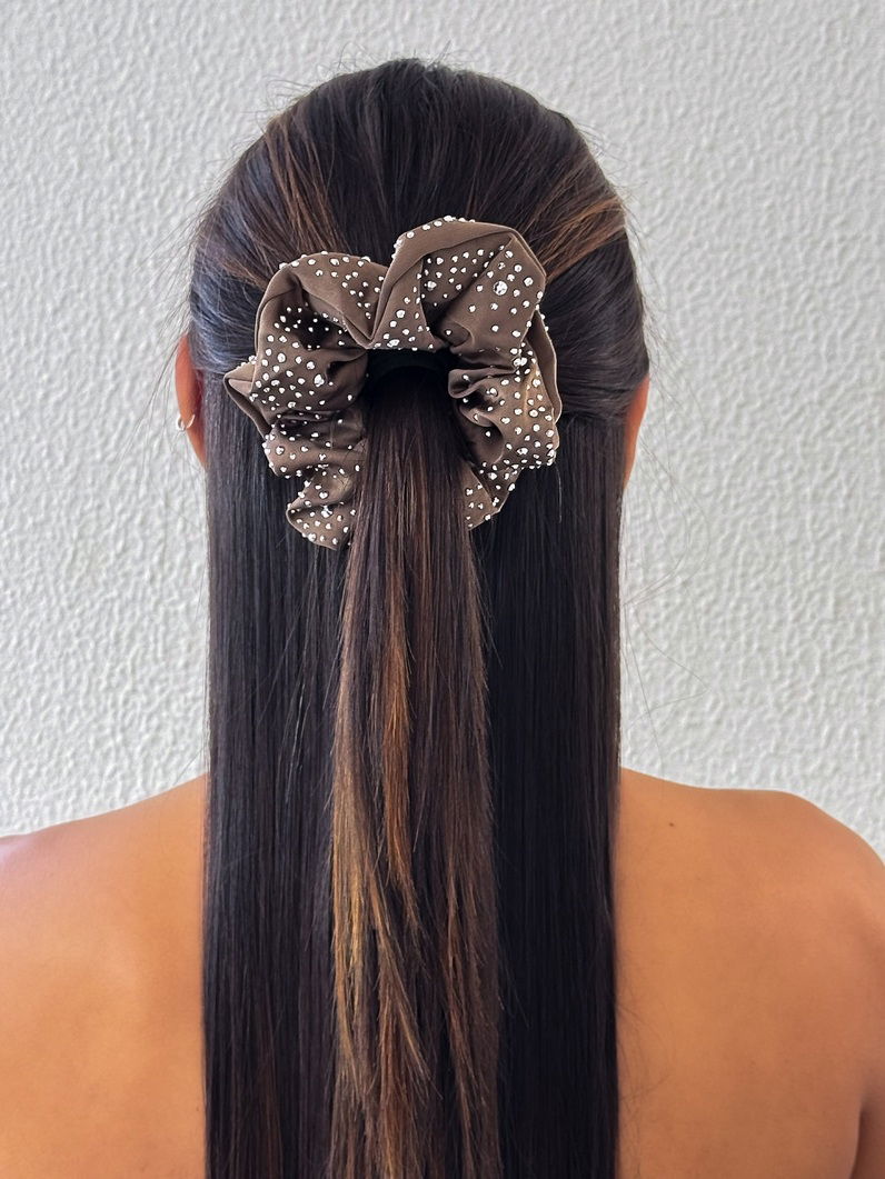 Scrunchie Com Pontos De Luz