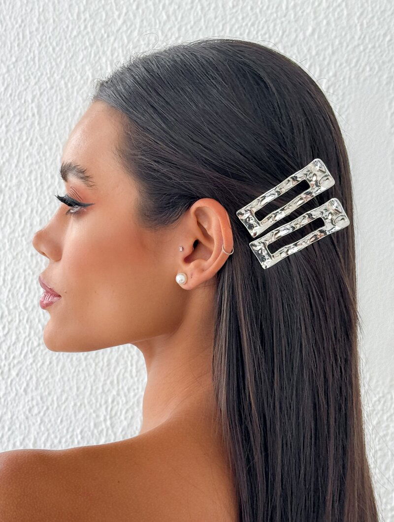 Kit Presilha Folheado a Ouro 18K e a Prata Onduladas