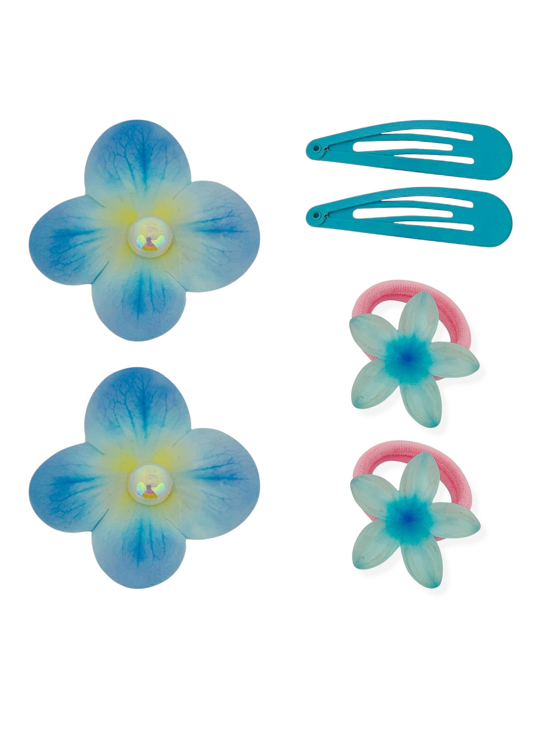 Kit Presilha Infantil Flor Lírios Colorido