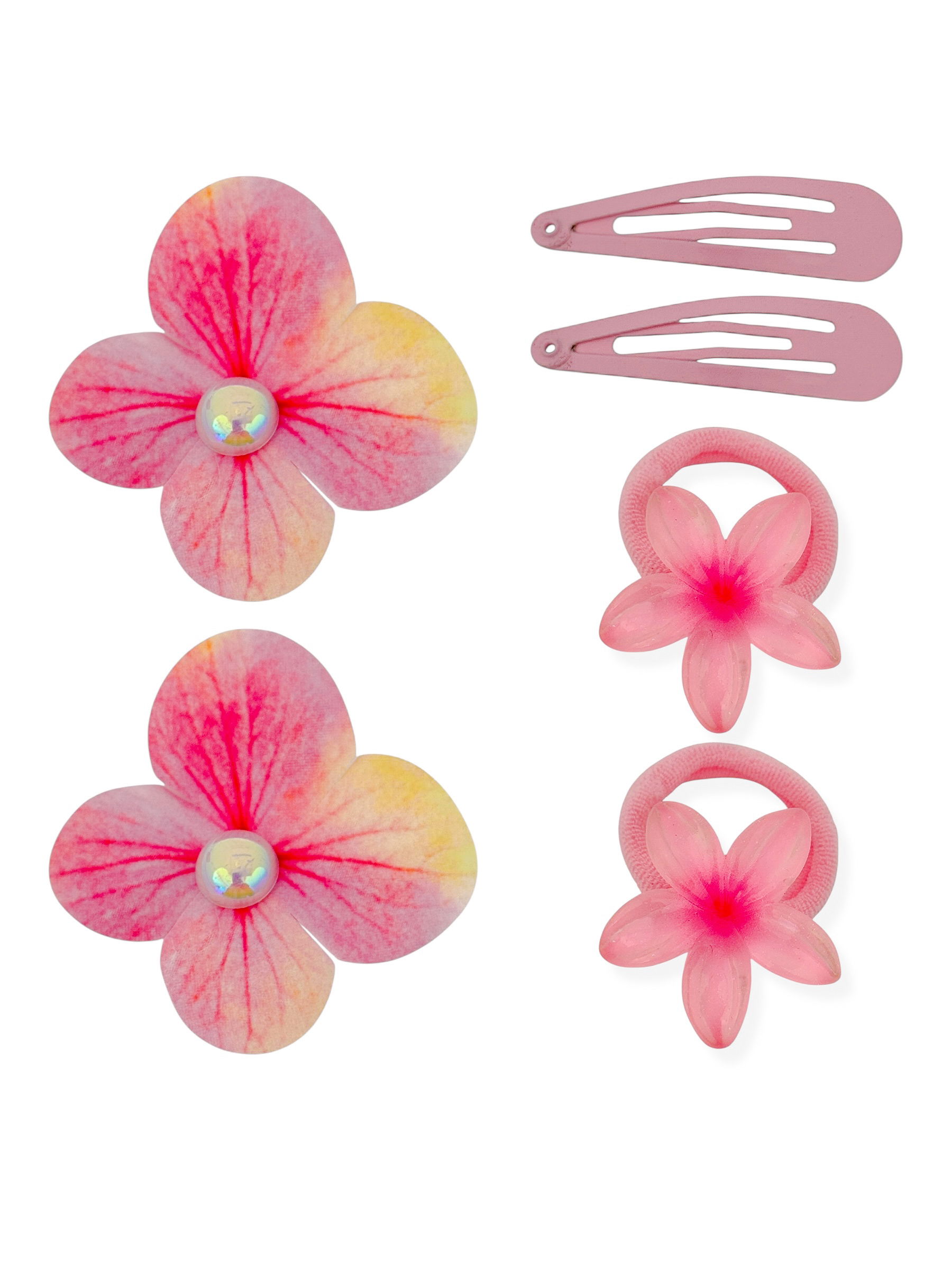 Kit Presilha Infantil Flor Lírios Colorido