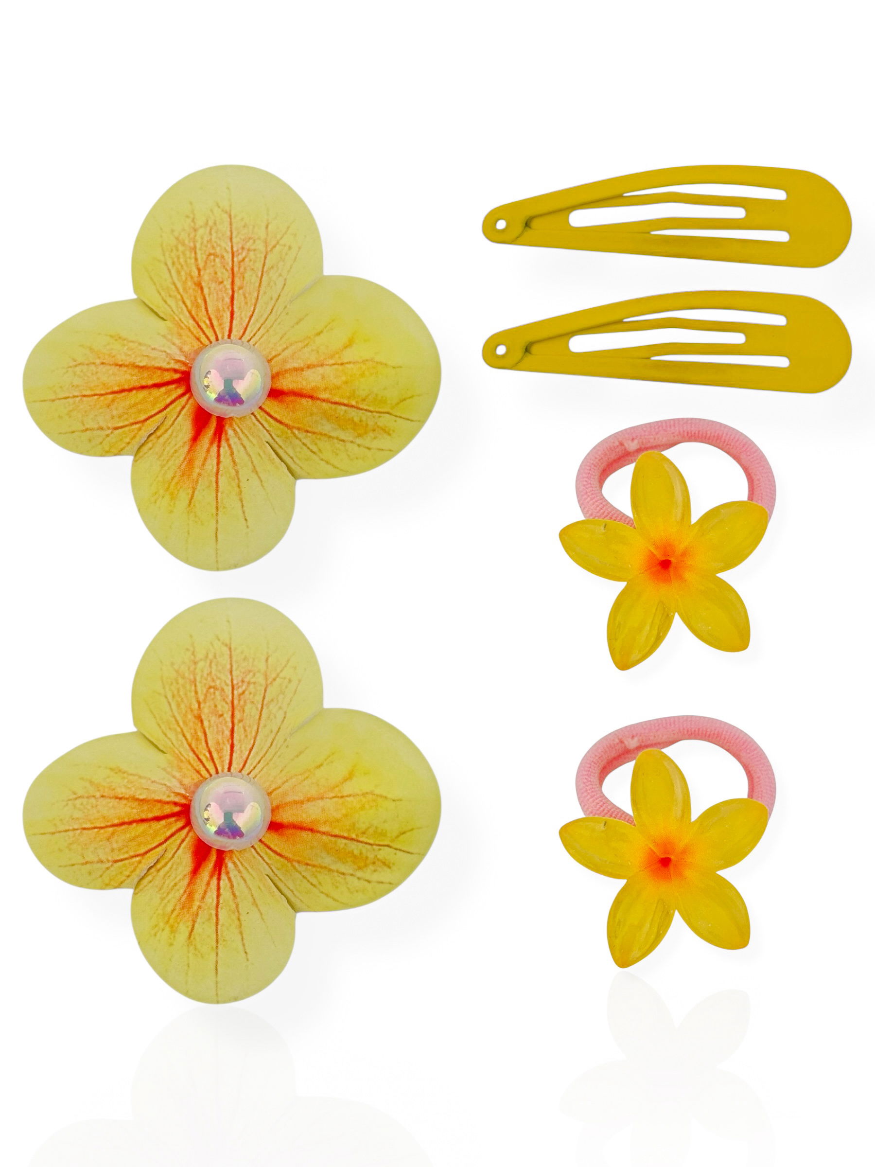 Kit Presilha Infantil Flor Lírios Colorido