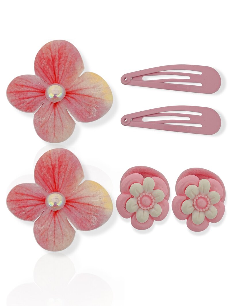 Kit Presilha Infantil Flores Coloridas