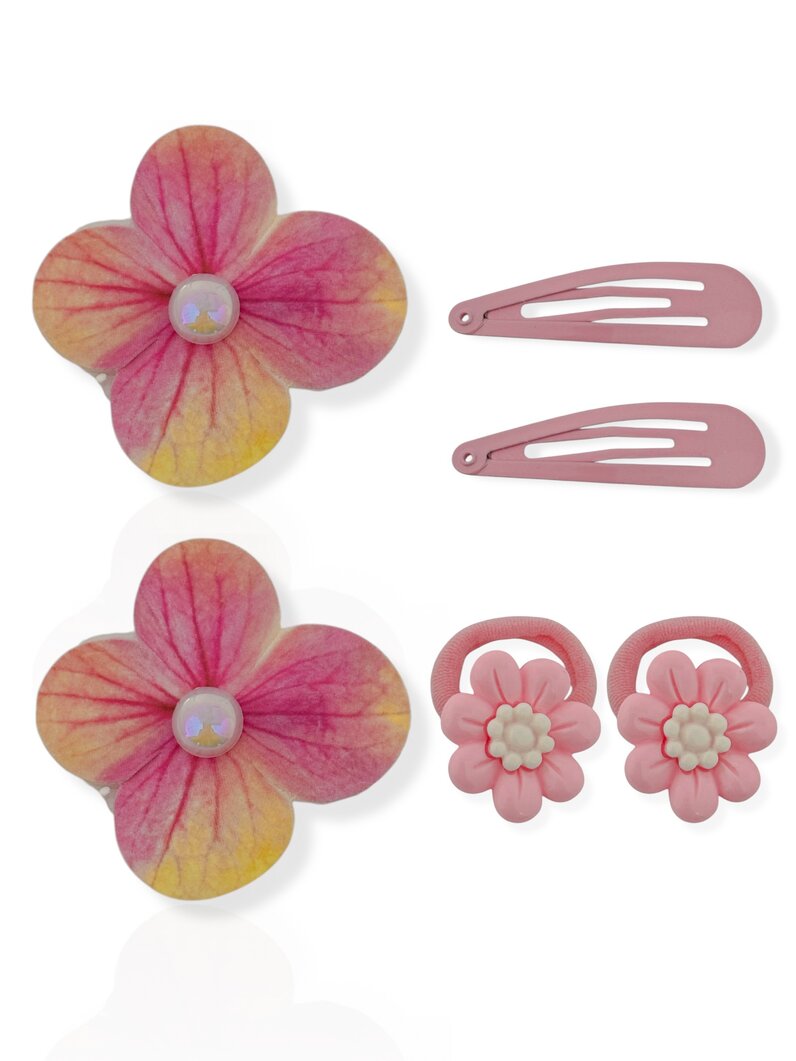 Kit Presilha Infantil Flores Coloridas