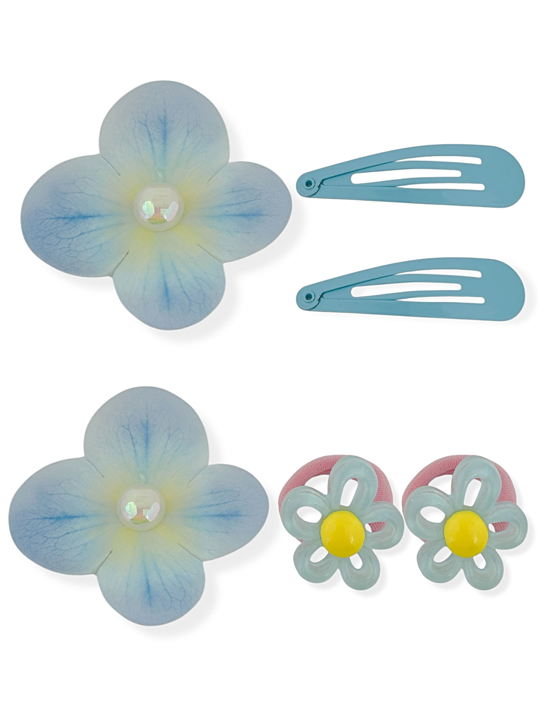 Kit Presilha Infantil Flores Coloridas